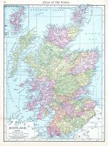 Scotland, World Atlas 1913